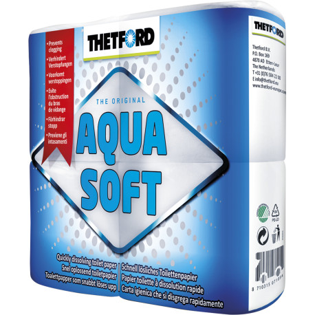 PAPIER TOILETTE AQUA SOFT 4 RLX