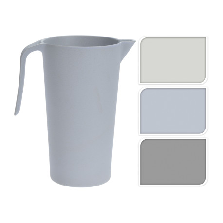 PICHET FIBRES DE BAMBOU 2,2L 3 ASS CLRS PASTEL