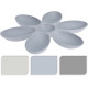 PLAT A SNACK FIBRES DE BAMBOU ASS 3 CLRS PASTEL