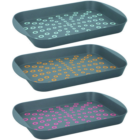 PLATEAU DE SERVICE ANTIDERAPANT 29,5x44x4,5 CM