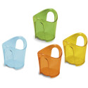 PORTE GOBELET PLASTIQUE LOT DE 4 COULEURS ASSORTIS