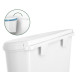 POUBELLE DE PORTE 10 L BLANCHE BRUNNER
