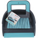 RAMASSE POUSSIERE COMPACT BLEU ET GRIS