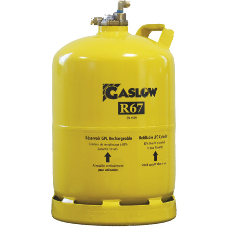 RESERVOIR RECHARGEABLE N°1 GASLOW 11KG R67 & CE GPL