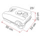 ROLL TANK 23W GRIS