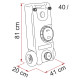 ROLL TANK W EAUX USEES 40L