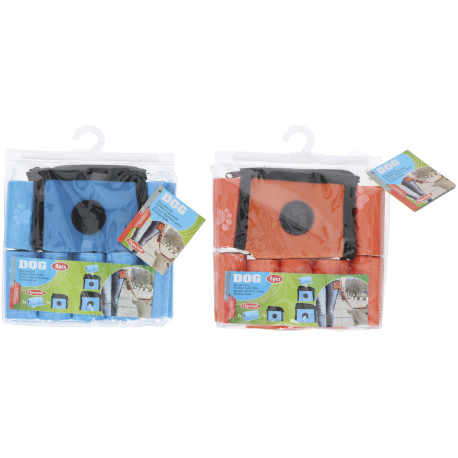 SET DE 7 ROULEAUX DE SAC A CROTTES + ETUI DISTRIBUTEUR