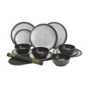 SET VAISSELLE GRANITE 12 PIECES