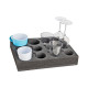 SUPPORT MOUSSE VERRES / TASSES SALVAR- 12 POSITIONS BRUNNER