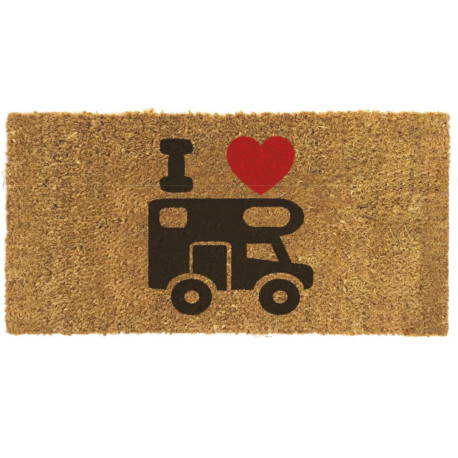 TAPIS COCO I LOVE CAMPING CAR 25x50 cm