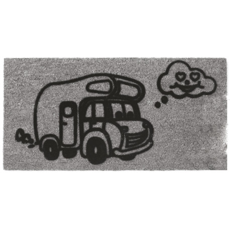 TAPIS DERBY FLOCK CAMPING CAR 25x50 cm