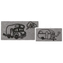 TAPIS DERBY FLOCK CARAVAN 25x50 cm