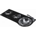 PLAQUE DE CUISSON 2 FEUX + LAVABO Largeur : 788 mm + Hauteur : 47+120 mm