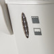 TOILETTE PORTABLE DOMETIC 972 BLANC ET GRIS 9.8 L