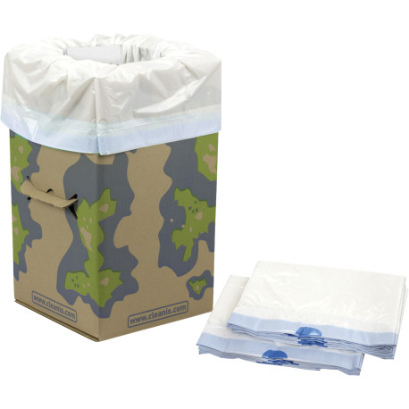 TOILETTES SECHES PORTABLES - KIT WC CARTON PLIANT CAREBAG