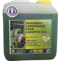TRAITEMENT SURODORANT POUR CASSETTE WC EAUX NOIRES BIDON 2L BIOWATER GREEN