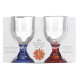 VERRE A EAU A PIEDS (4 PCS)