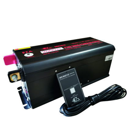 CONVERTISSEUR EZA 1000W ECK ANALOGIQUE PURE SINUS 12V DC/ 230V AC