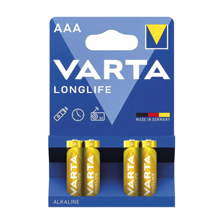 AA / LR6 SUPER (BLISTER DE 4 PILES) VARTA - LONGLIFE