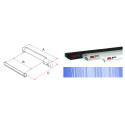 STORE F65S TOP DUCATO BOITIER BLANC TOILE BLEU 3,40 X 2,50