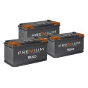 BATTERIE AU LITHIUM LIFEPO4 H190 BLUETOOTH BOITIER DIN TLI PREMIUM 12/120