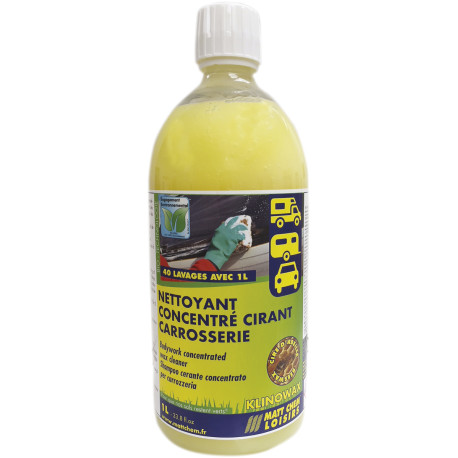 KLINOWAX - SHAMPOOING CIRANT CONCENTRE&nbsp;POUR CARROSSERIE 1LITRE