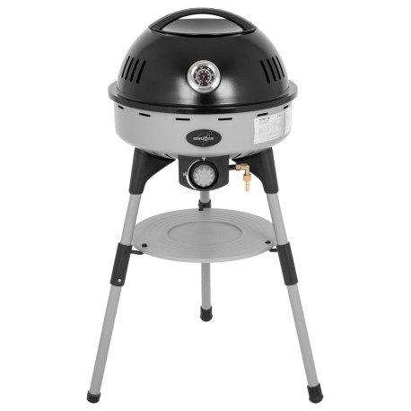 BARBECUE A GAZ AVEC PIEDS DEVIL BBQRUISER 30mBAR NOIR GRIS BRUNNER