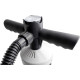 POMPE DE GONFLAGE MANUELLE WHISPER ALU AVEC 4 EMBOUTS ET NANOMETRE BRUNNER