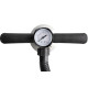 POMPE DE GONFLAGE MANUELLE WHISPER ALU AVEC 4 EMBOUTS ET NANOMETRE BRUNNER