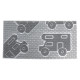 TAPIS CAOUTCHOUC TRIMMAT S 25 X 50 CM GRIS BRUNNER