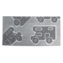 TAPIS CAOUTCHOUC TRIMMAT S 25 X 50 CM GRIS BRUNNER