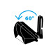 LAMPE FRONTALE A PILES TABIT NOIR BRUNNER