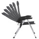 FAUTEUIL SYNTEX PLUS SKYE GRIS FONCE BRUNNER
