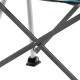 FAUTEUIL PLIANT RAPTOR CLASSIC NOIR ET BLEU BRUNNER