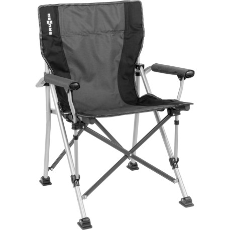 FAUTEUIL PLIANT RAPTOR CLASSIC NOIR ET GRIS BRUNNER