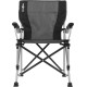 FAUTEUIL PLIANT RAPTOR CLASSIC NOIR ET GRIS BRUNNER