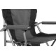 FAUTEUIL PLIANT RAPTOR CLASSIC NOIR ET GRIS BRUNNER