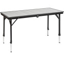 TABLE PLIANTE DINEMIC 4 ALU REGLABLE 2 HAUTEURS 120 X 70 X 56/85 CM BRUNNER