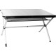 TABLE ACCELERATE COMPACK 4 ALU ENROULABLE A LATTES 120 X 80 X 71 CM BRUNNER