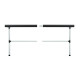 TABLE ACCELERATE COMPACK 4 ALU ENROULABLE A LATTES 120 X 80 X 71 CM BRUNNER