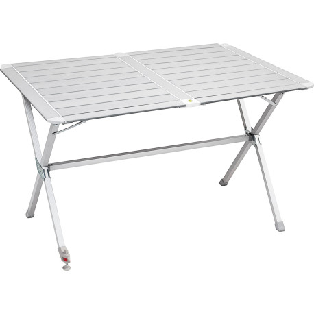 TABLE PLIANTE SILVER GAPLESS LEVEL 4 PLAN ENROULABLE 110 X 71 X 70 CM BRUNNER
