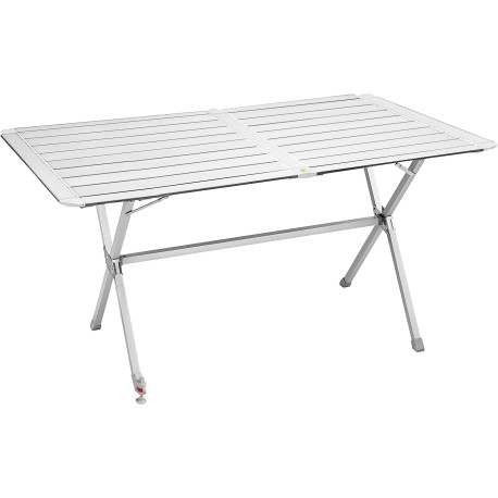 TABLE PLIANTE SILVER GAPLESS LEVEL 6 PLAN ENROULABLE 140 X 81 X 70 CM BRUNNER