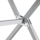 TABLE PLIANTE SILVER GAPLESS LEVEL 6 PLAN ENROULABLE 140 X 81 X 70 CM BRUNNER