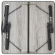TABLE PLIANTE ELUTOP COMPACK 80 X 80 X 43,5/70,5 CM BRUNNER