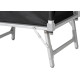 MEUBLE DE CUISINE CUBE AZABACHE 2 ETAGERES PARE-FEU AVEC PIEDS NOIR BRUNNER