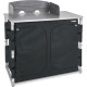 MEUBLE DE CUISINE AZABACHE DAILY CT 4 ETAGERES PARE-FEU NOIR BRUNNER