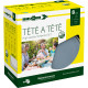 PACK VAISSELLE TETE A TETE DOLOMIT BLEU 8 PIECES STONE TOUCH ANTIGLISSE BRUNNER