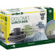 PACK VAISSELLE LUNCH BOX DOLOMIT GRIS 16 PIECES STONE TOUCH ANTIGLISSE BRUNNER
