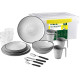 PACK VAISSELLE ALL INCLUSIVE DANS BOX TIVOLI 36 PIECES MELAMINE ANTIGLISSE BRUNNER