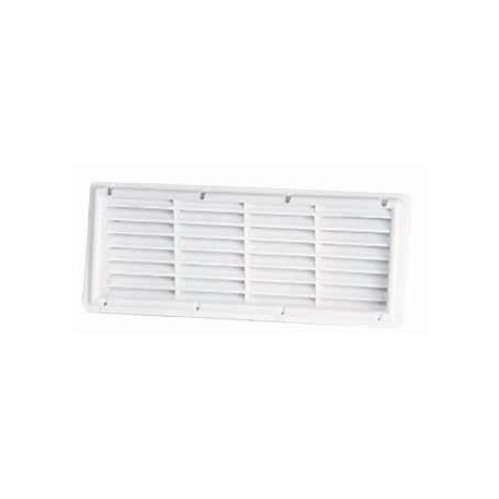 GRILLE PLAQUER 364X138 mm BLANC